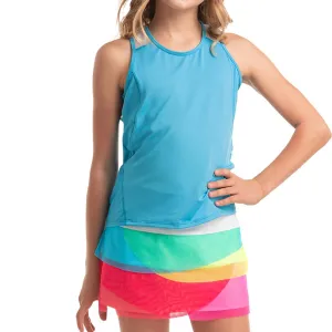 Girl's Tiebreak Tennis Tank Parrot