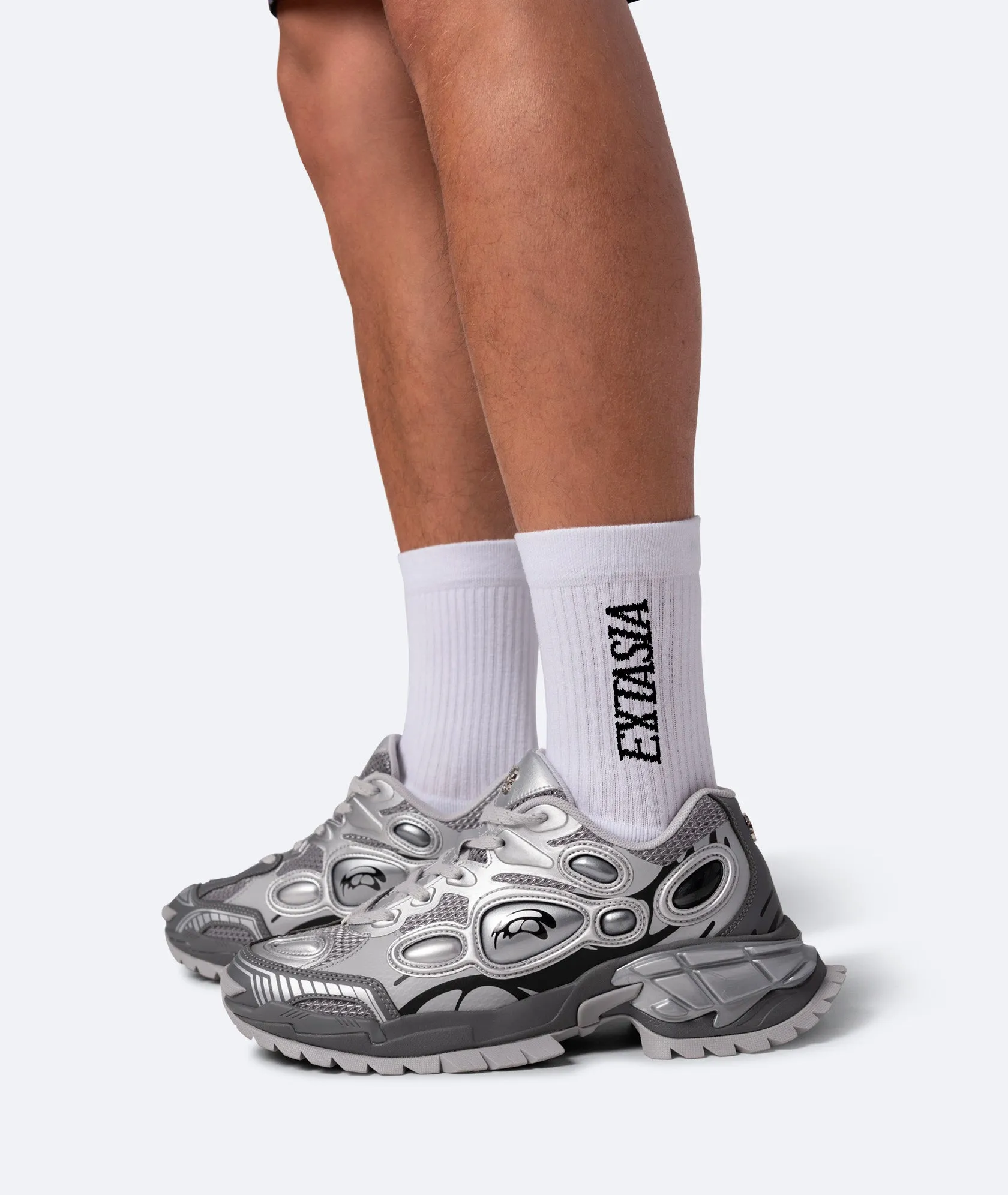 GLAM TENNIS SOCKS - WHITE