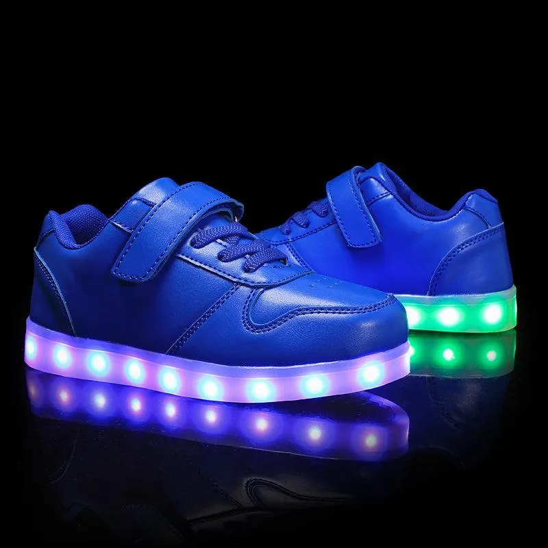 Glowing Night Led Shoes For Kids - Blue  | Led Light Shoes