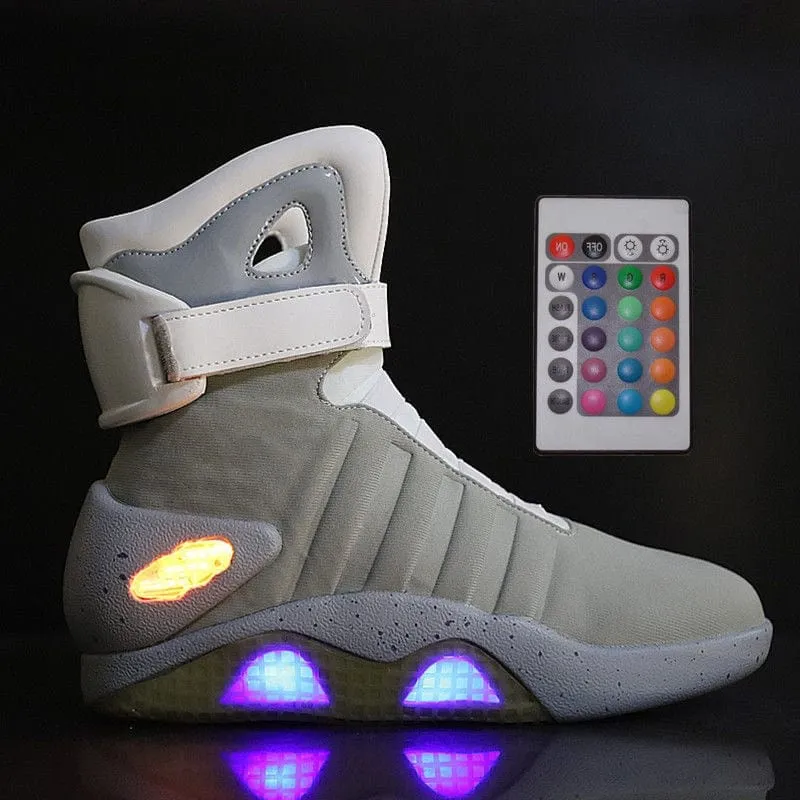 GlowStrides LED Boot Sneakers (Back to the Future Edition)