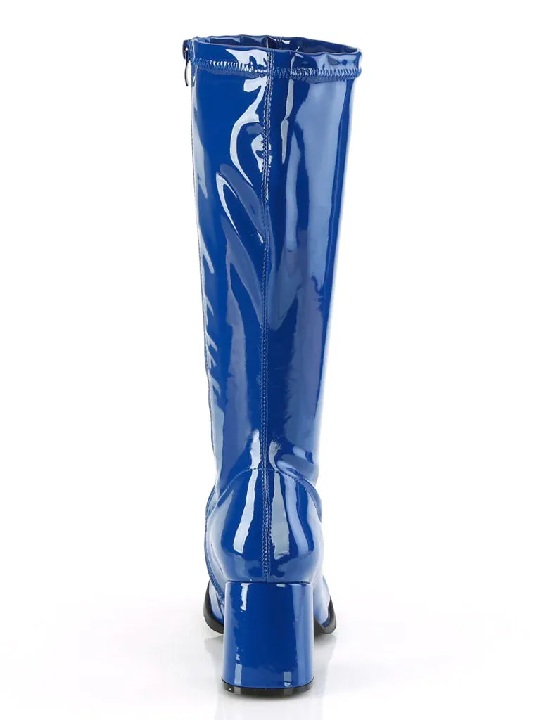 GOGO 300 BOOTS - NAVY BLUE STRETCH ✰ PRE ORDER ✰