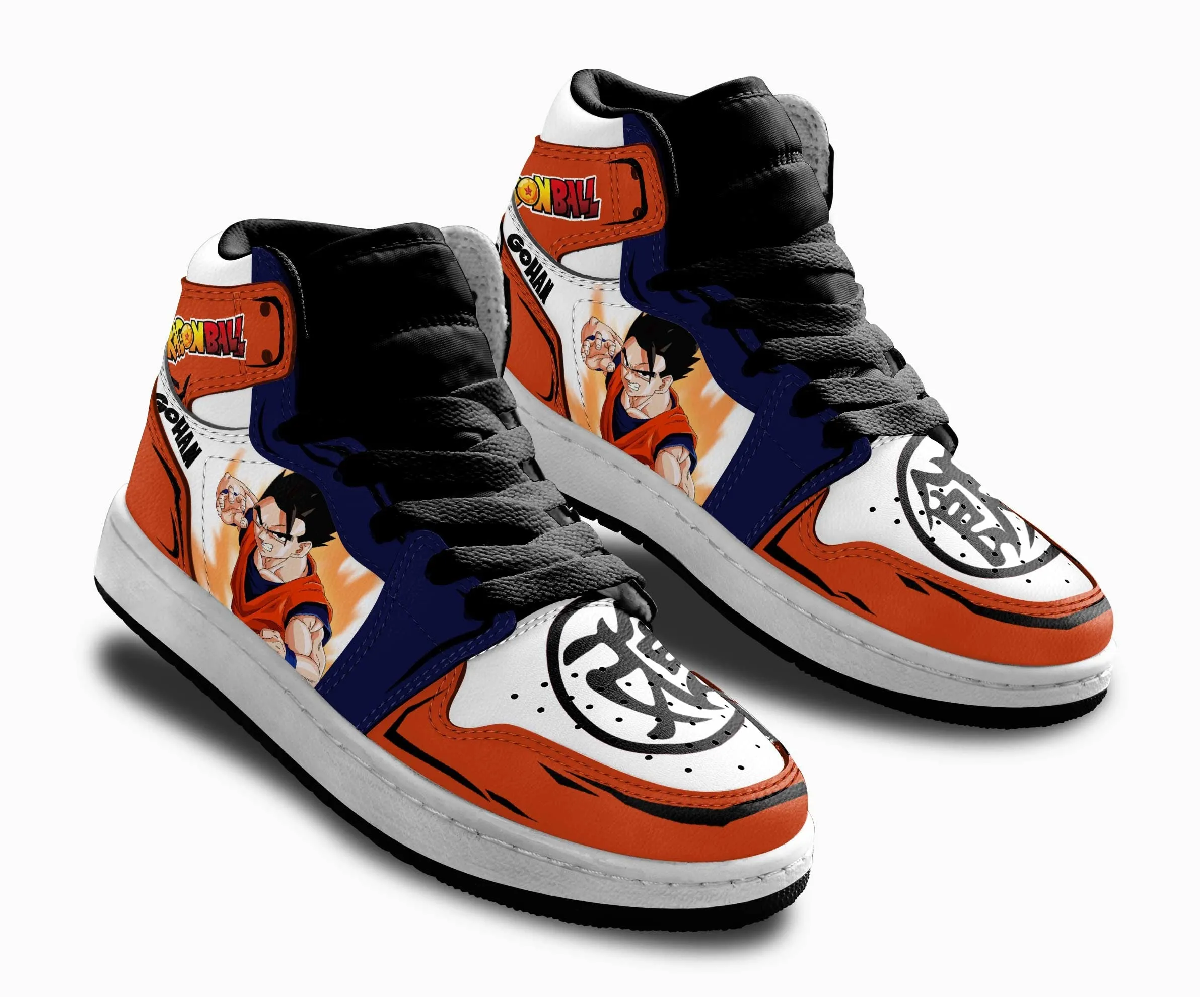 Gohan Kids Sneakers Custom Anime Dragon Ball Shoes For Kids