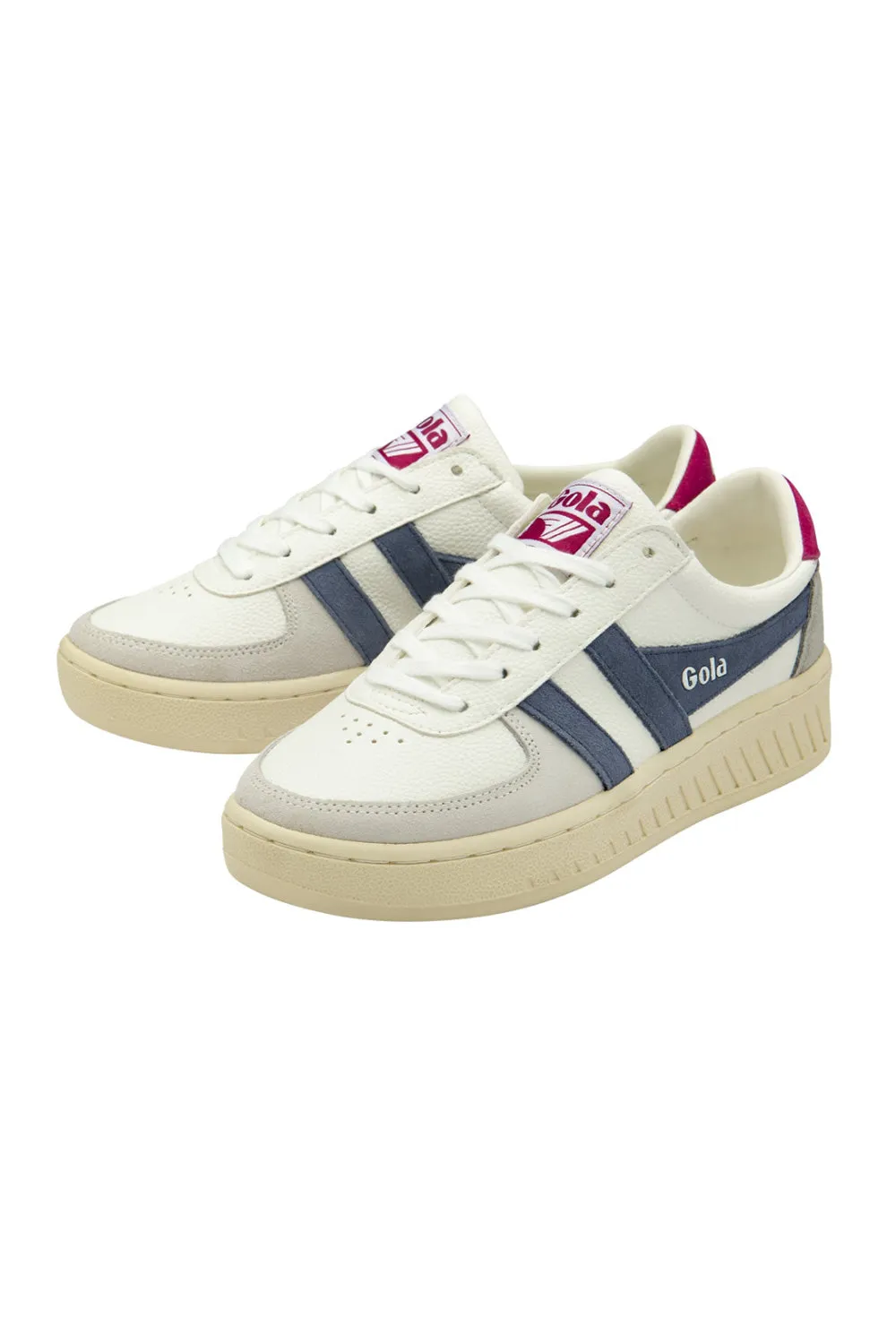 Gola Grandslam Trident Sneakers for Women in White | CLA415