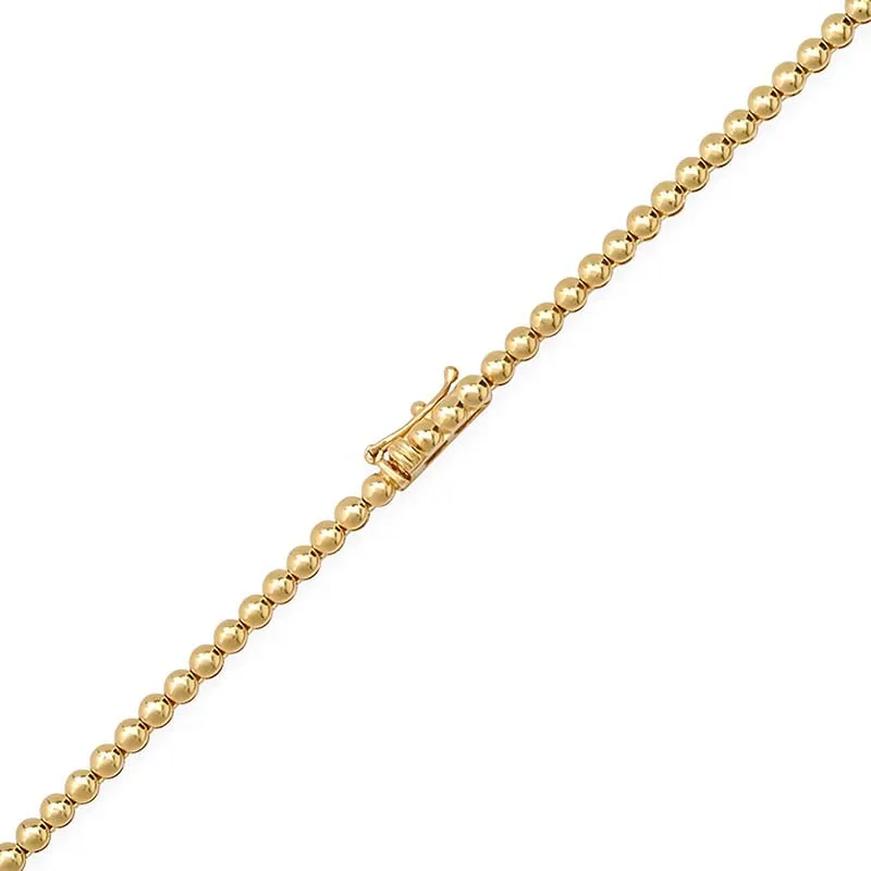 Graduated Diamond Tennis Necklace with Diamond Accent