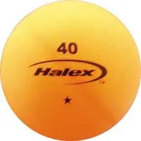 Halex 1-Star Orange Table Tennis Balls - Pack of 6