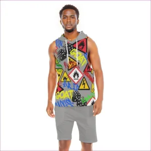 Hazard Men's Tank Top And Shorts Set