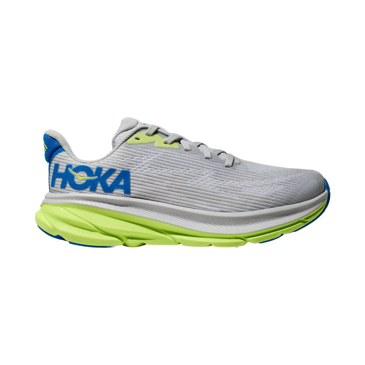 Hoka One One Boy's (Grade School) Clifton 9 Stardust/Electric Cobalt