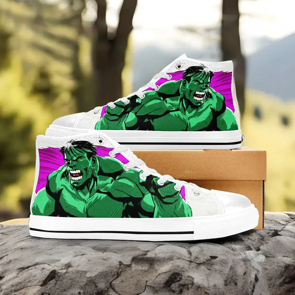 Hulk Shoes High Top Sneakers for Kids and Adults