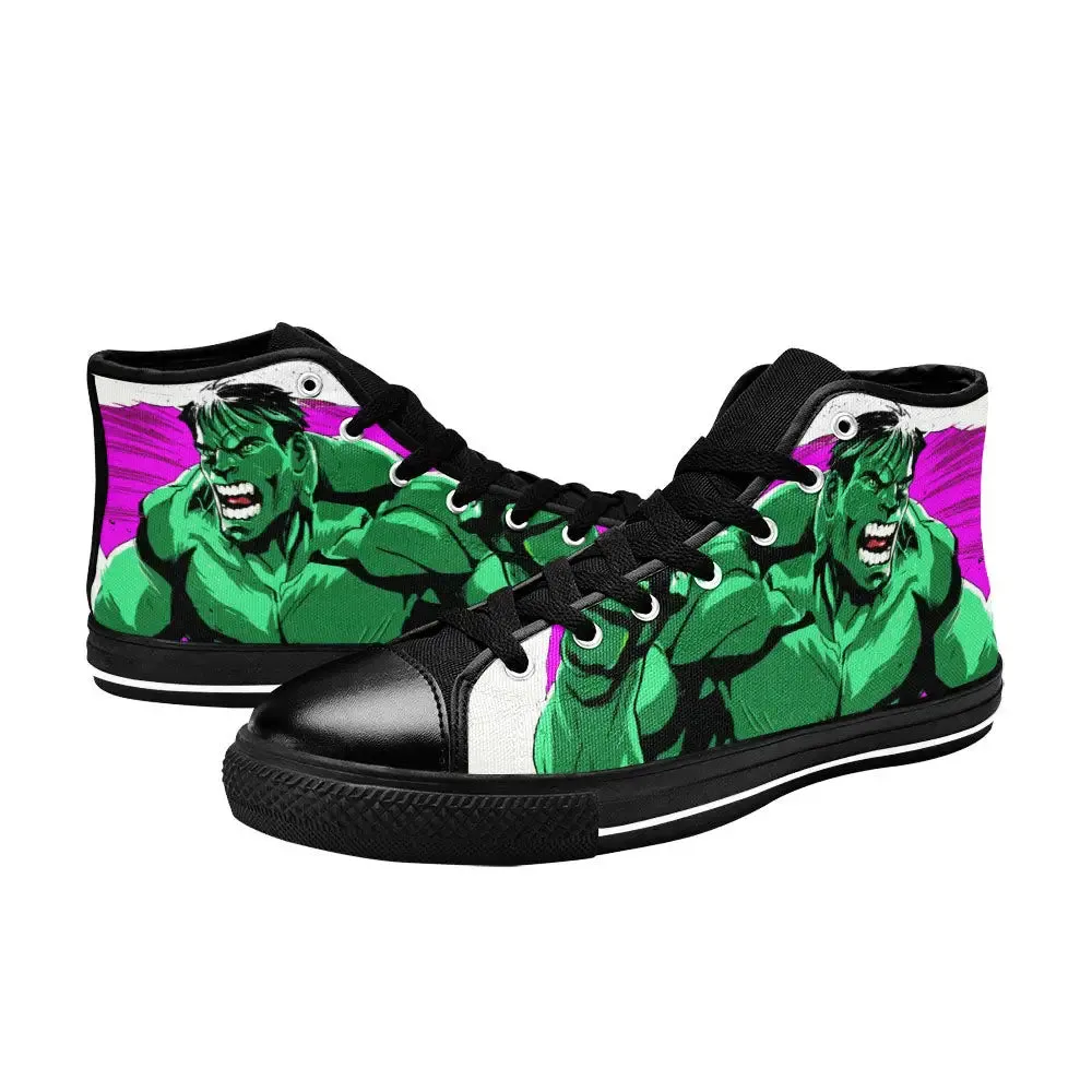 Hulk Shoes High Top Sneakers for Kids and Adults