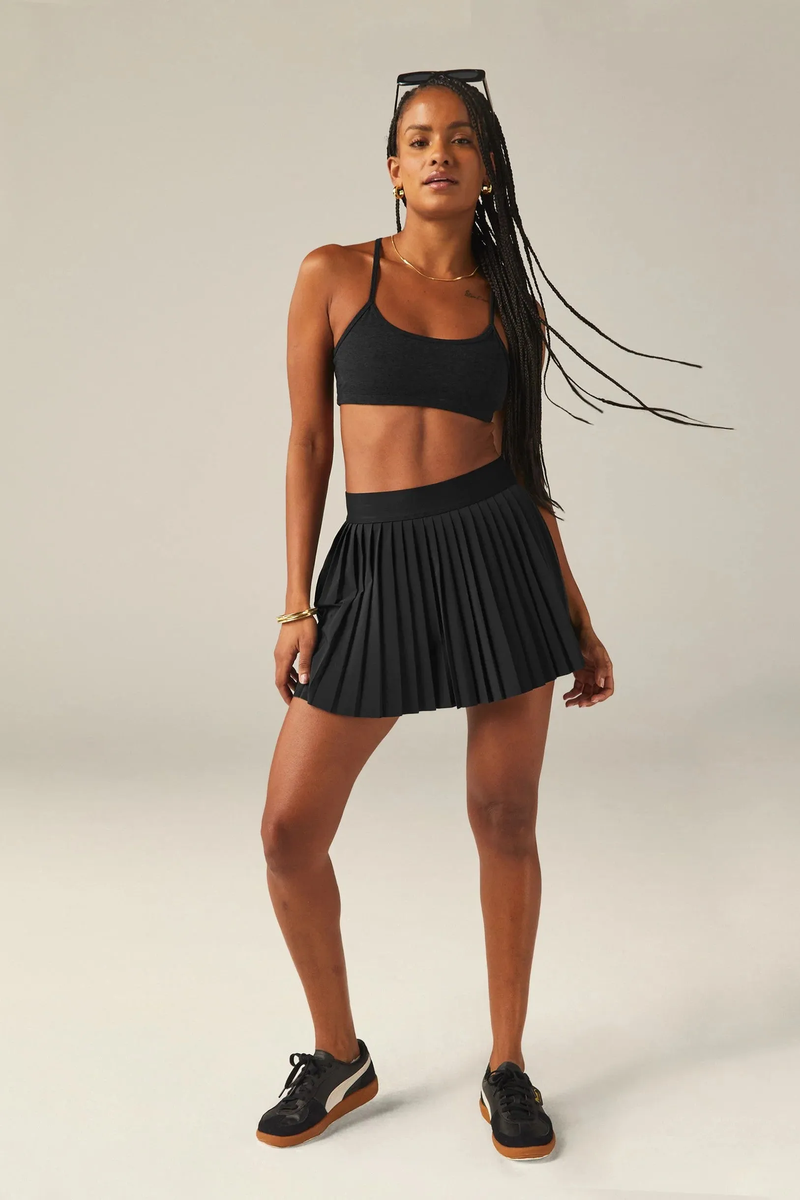 If You Pleats Skirt - Black