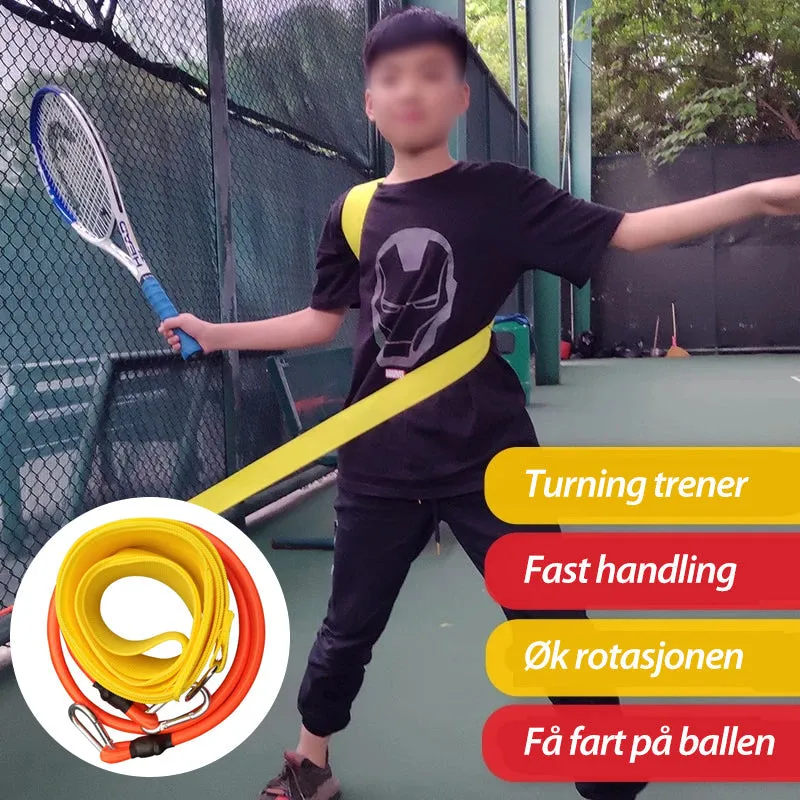 Improve tennis strokes and rotational power | resistance belt