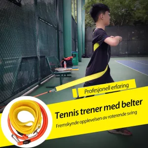 Improve tennis strokes and rotational power | resistance belt