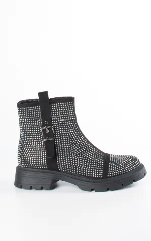 Jessica Sparkle Boots | Black