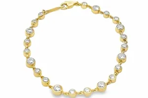 John Apel Diamond Tennis Bracelet