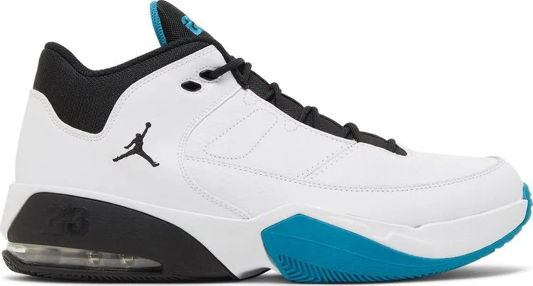 Jordan Max Aura 3 White Cyber Teal Sneakers, white