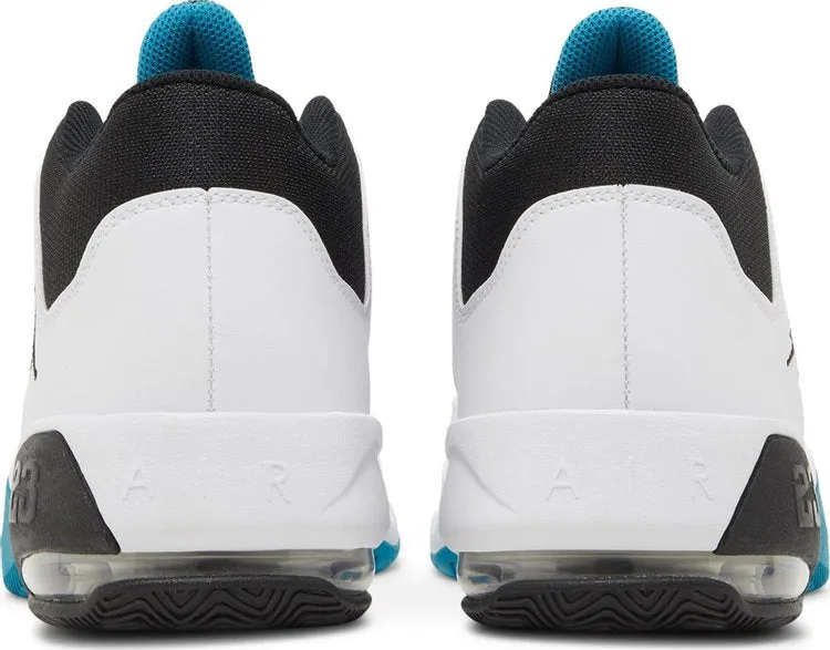 Jordan Max Aura 3 White Cyber Teal Sneakers, white