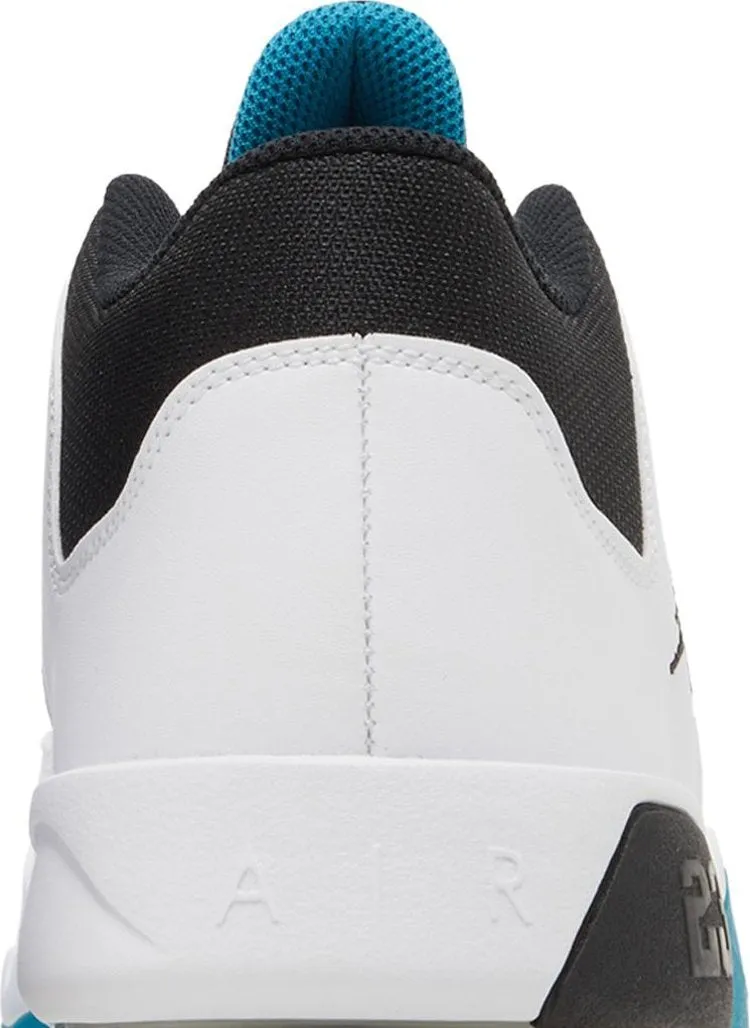 Jordan Max Aura 3 White Cyber Teal Sneakers, white