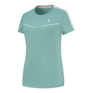 K-Swiss TAC Hypercourt Round Neck Top 2 (Ladies) - Nile Blue