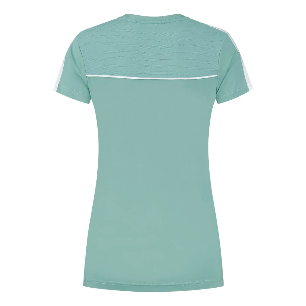 K-Swiss TAC Hypercourt Round Neck Top 2 (Ladies) - Nile Blue