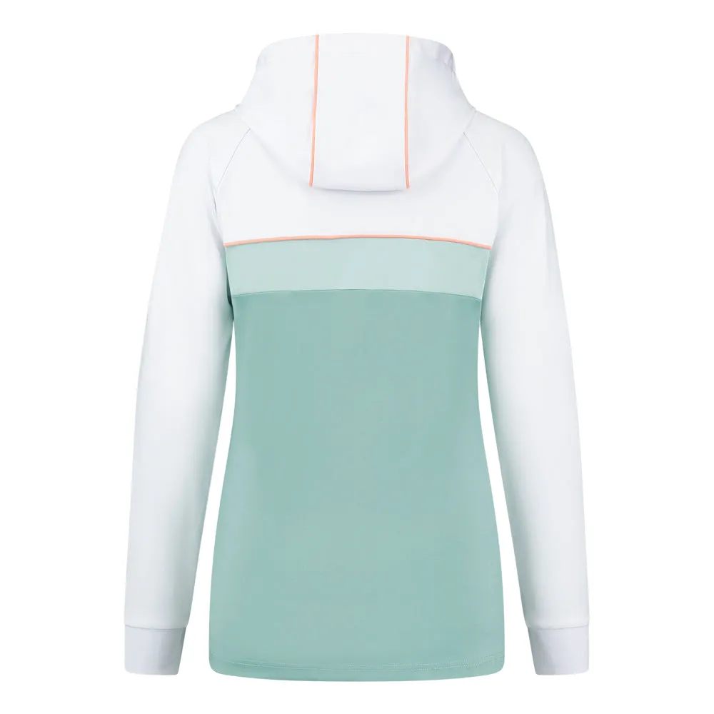 K-Swiss TAC Hypercourt Tracksuit Hooded Stretch Jacket 2 (Ladies) - Nile Blue/White