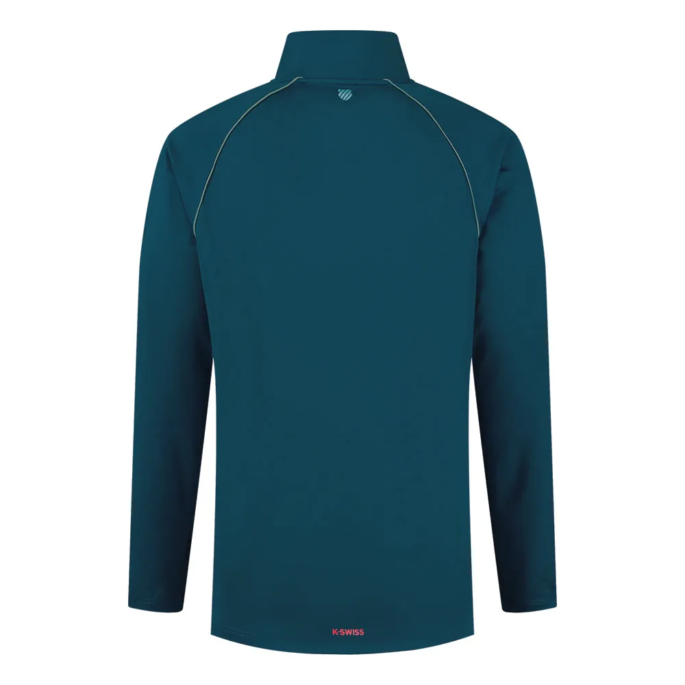 K-Swiss TAC Hypercourt Tracksuit Jacket 5 (Mens) - Blue Opal