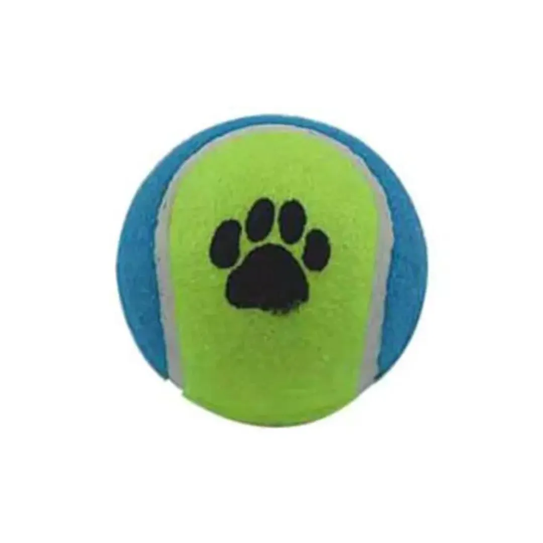 Kanu Pet Squeaking Tennis Ball Dog Toy