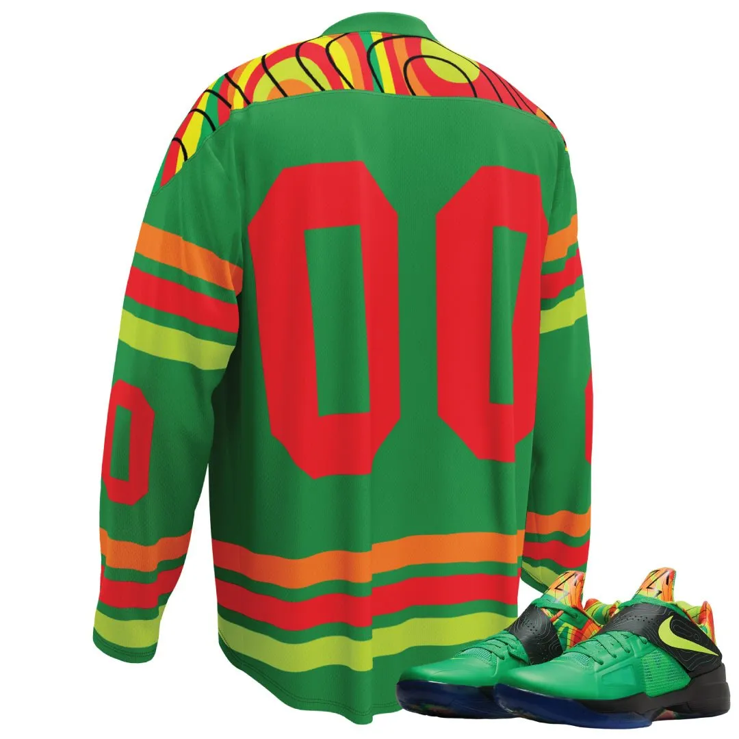 KD 4 Weatherman Hockey-style jersey