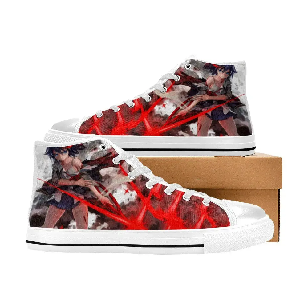 Kill La Kill Shoes High Top Sneakers for Kids and Adults