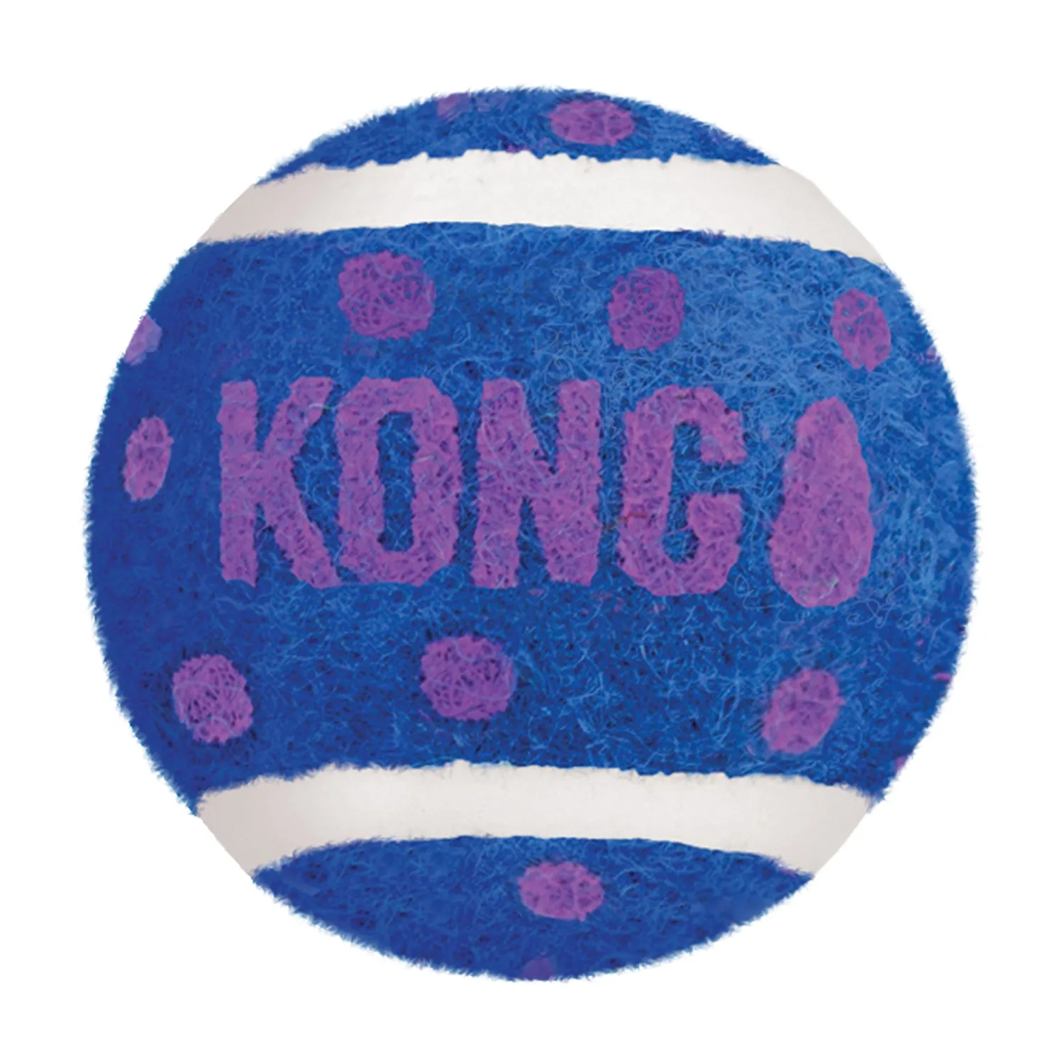 KONG Active Tennis Balls with Bells Cat Toy 3pk