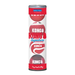 KONG Signature Balls Medium 4pk