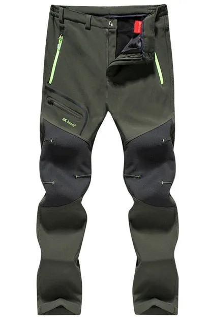 Kwaikjian Men's Winter Track Fleece Lined Pants