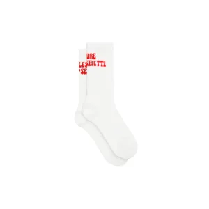 Less Upsetti Tennis Socks - White