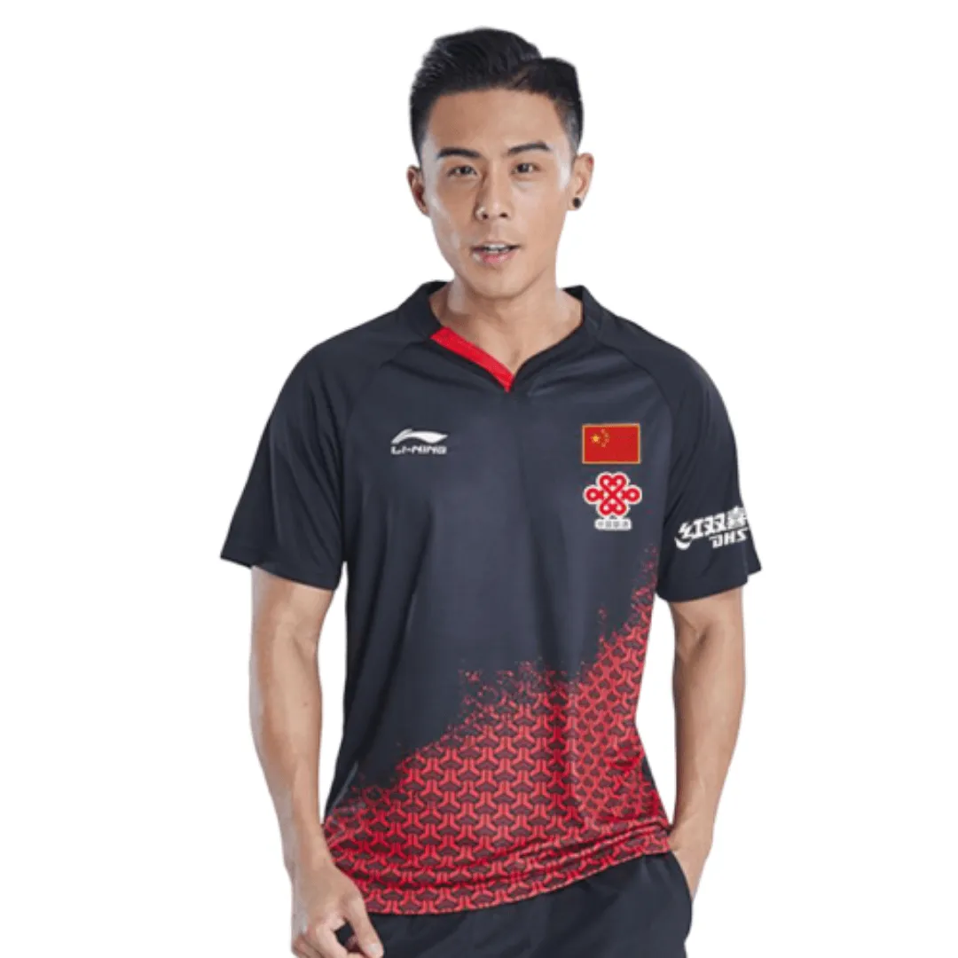 Li Ning 2019/20 World Table Tennis Championships Chinese National Team Mens Shirt/Kit