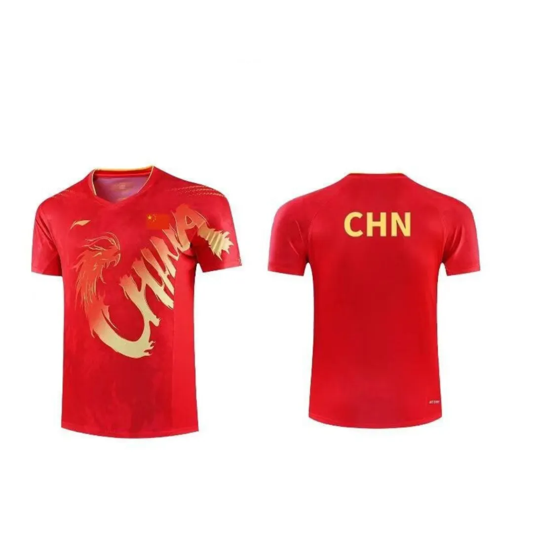 Li Ning 2024 Paris Olympics Chinese National Table Tennis Team Shirt/Kit