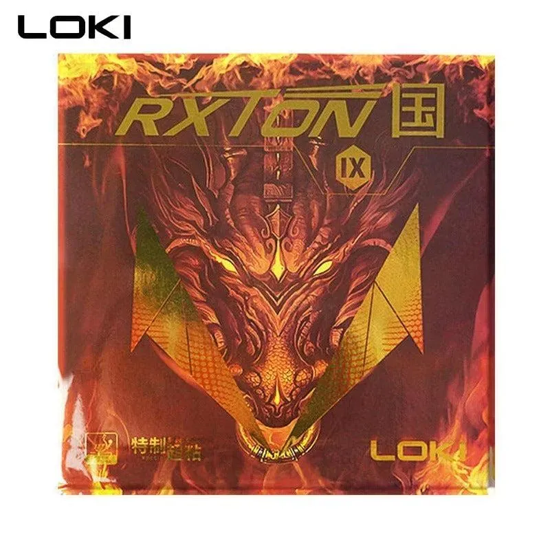 LOKI RXTON 9 Table Tennis Rubber National Blue Sponge