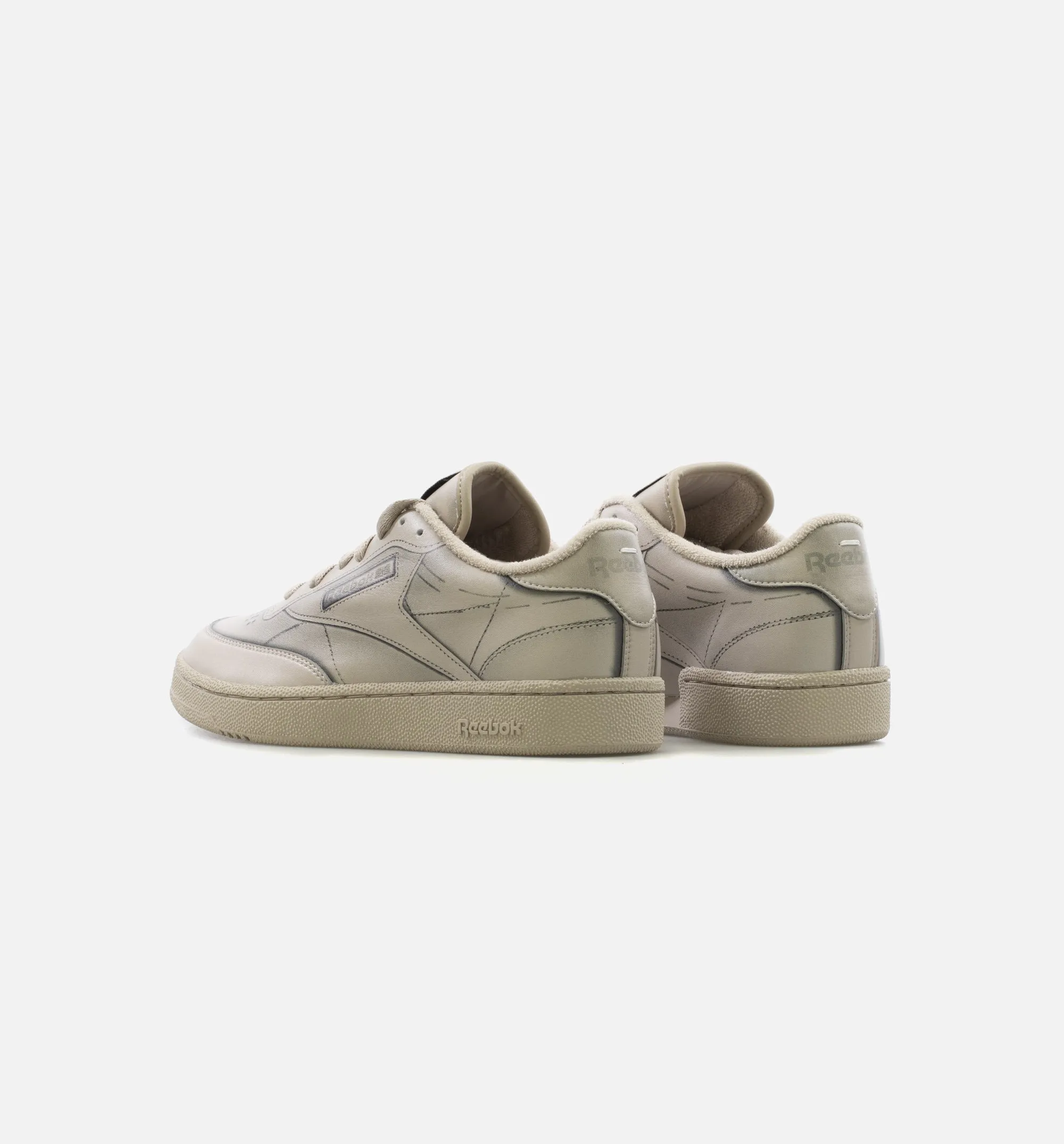 Maison Margiela Club C Trompe Mend Lifestyle Shoe - Tan/Tan