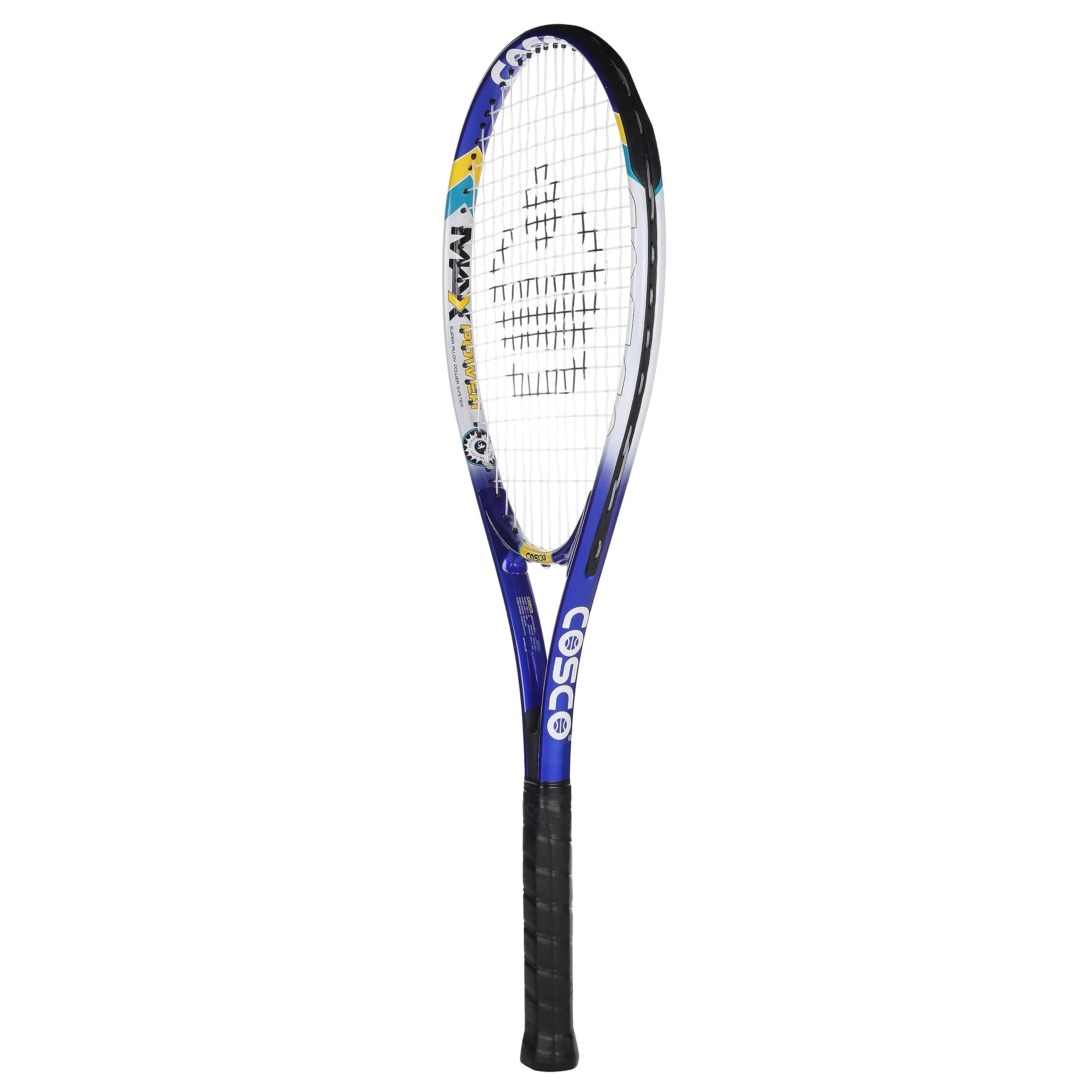 Max Power Aluminium Tennis Racquet (Blue)