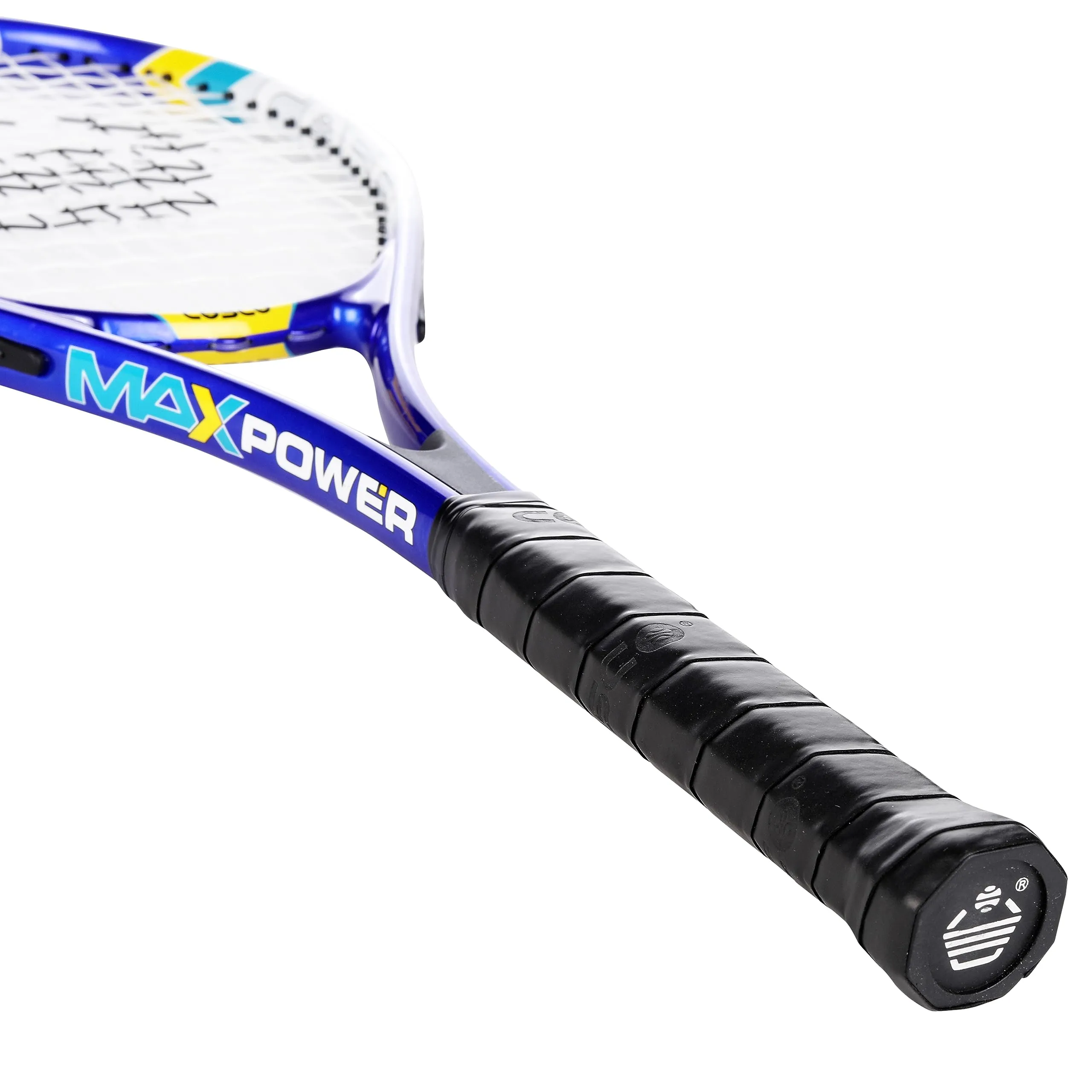 Max Power Aluminium Tennis Racquet (Blue)