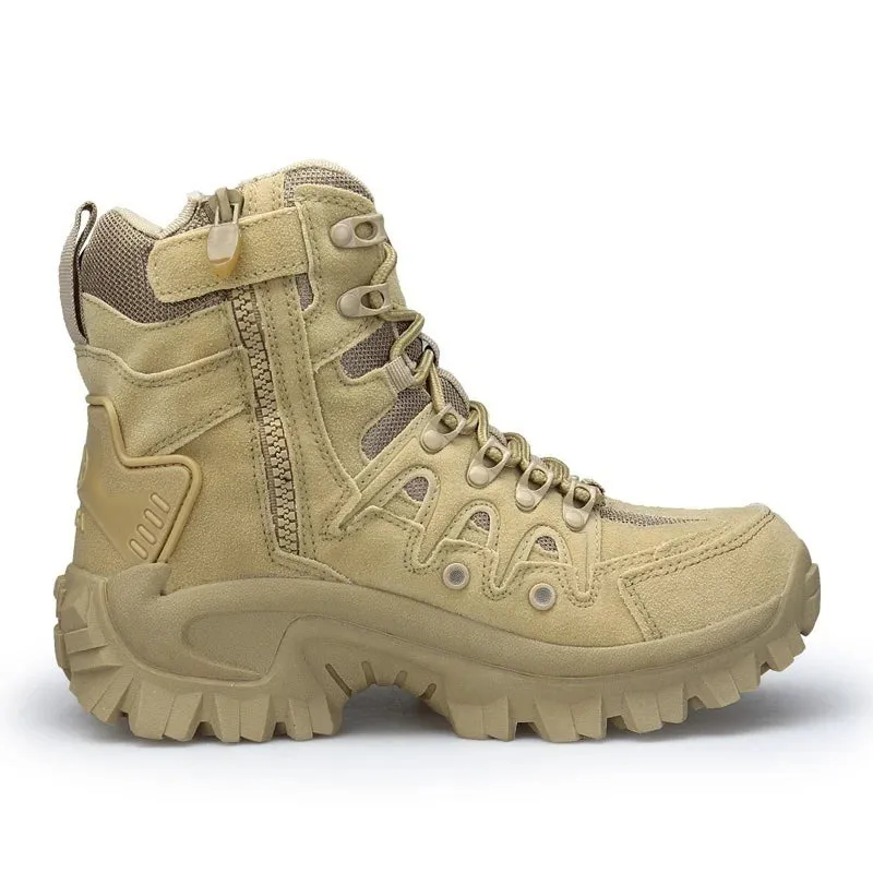 Men Outdoor Waterproof Non-Slip Hiking Boots Combat Boots