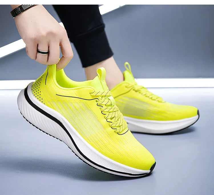 Men's and Women's Running Shoes Walking Sports Mesh Breathable Comfortable Lightweight Fashion Sneakers