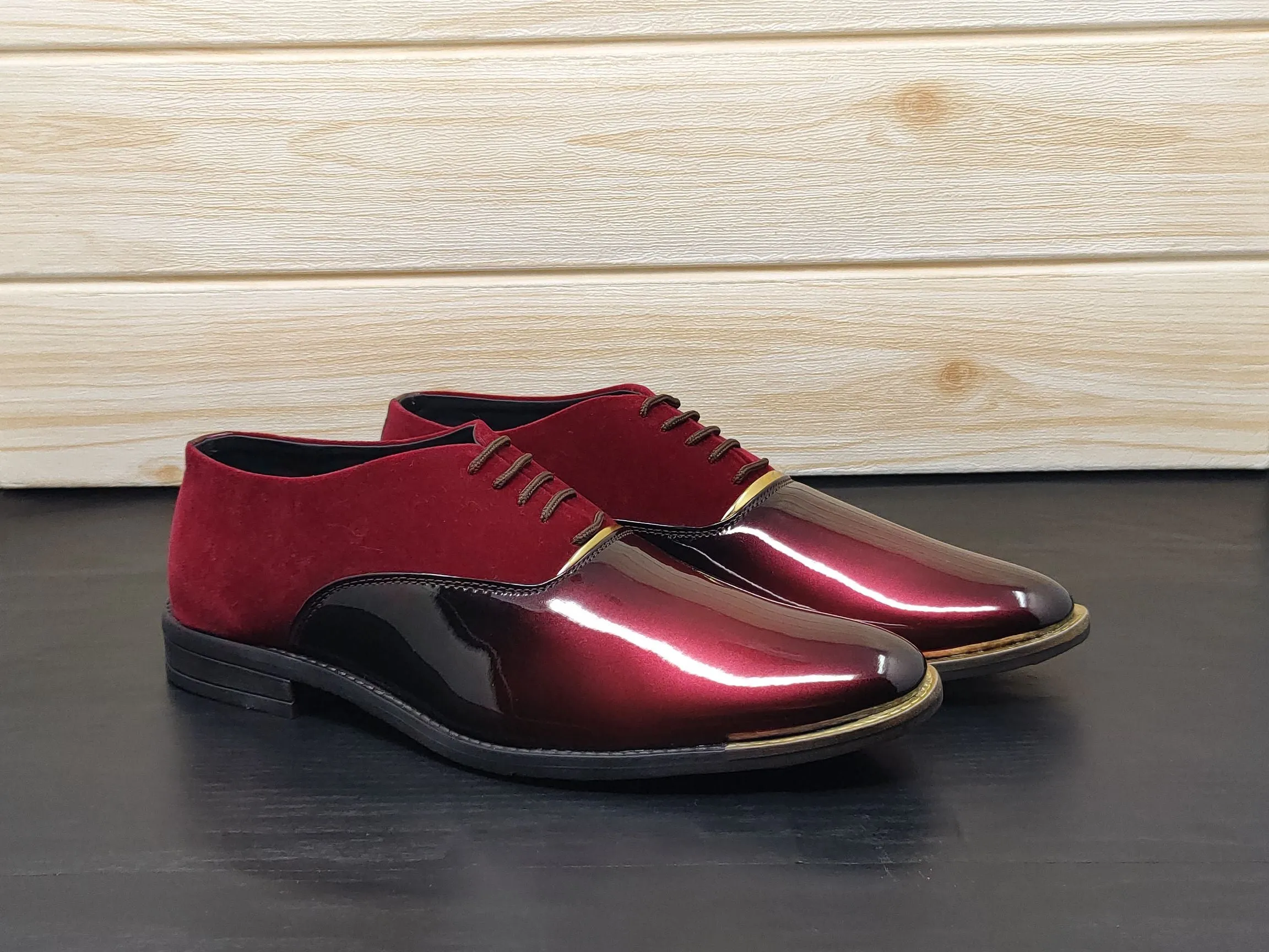 Men's Dark Black Oxford Shoes for Wedding and Partywear-JonasParamount