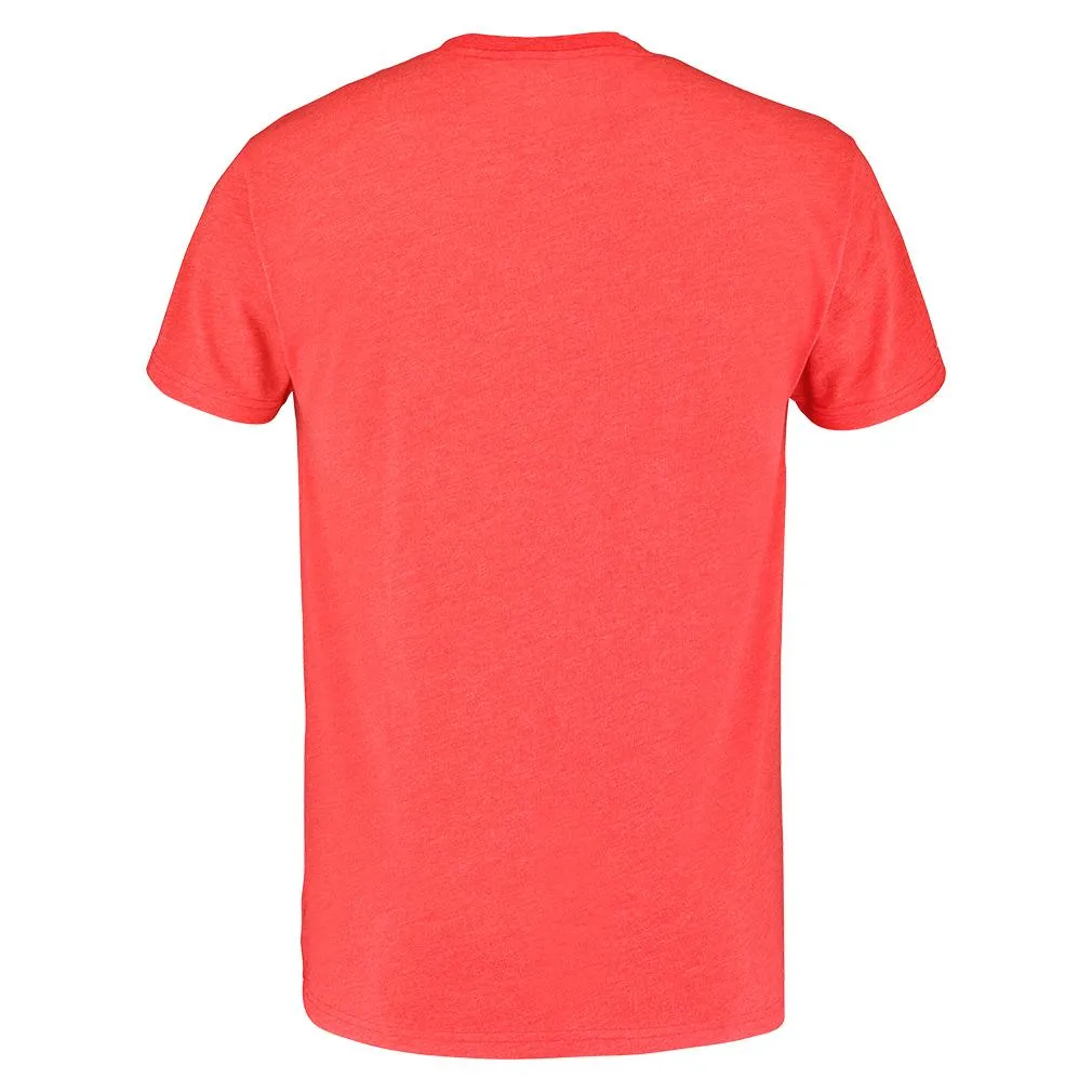 Men`s Exercise Big Flag Tee Poppy Red Heather