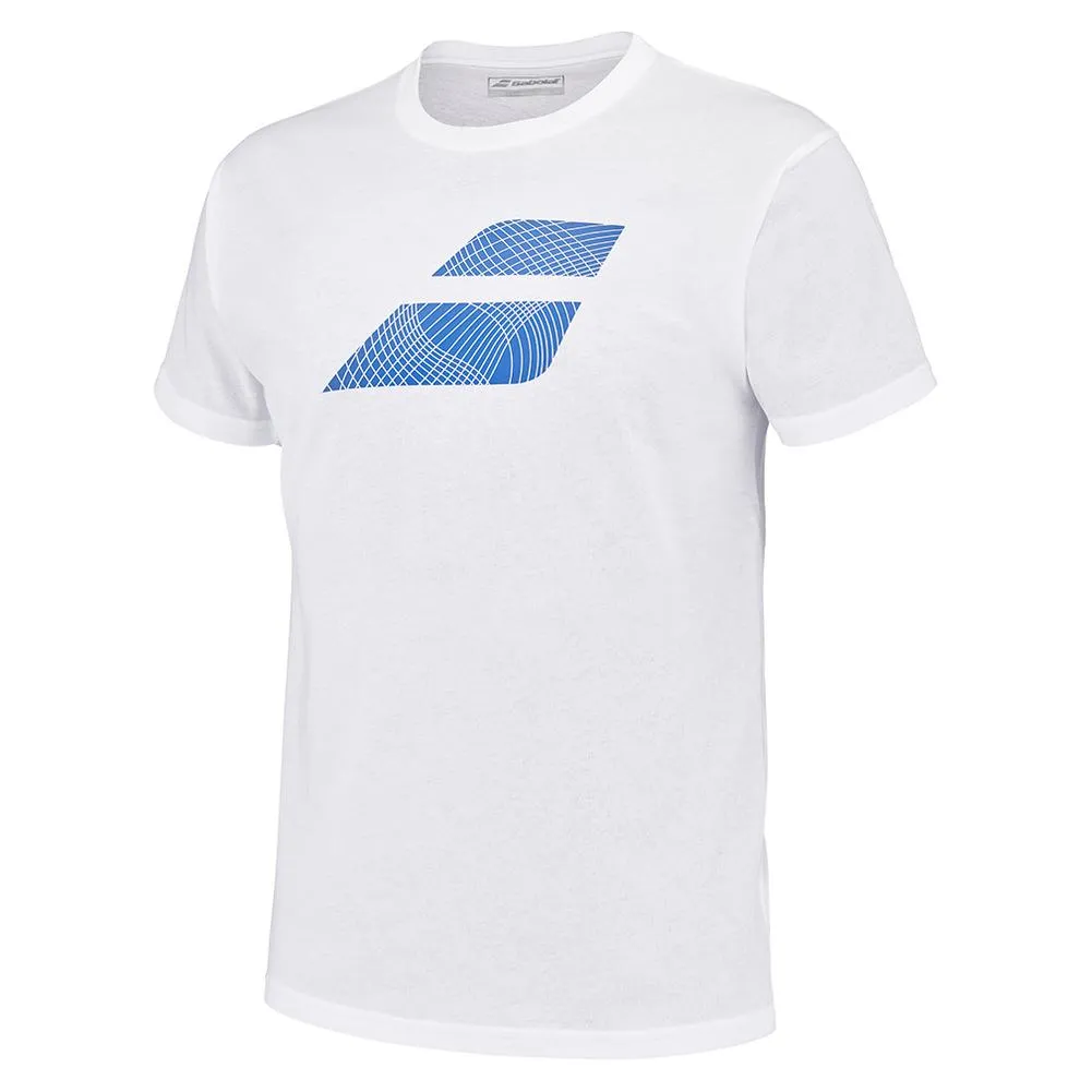 Men`s Exercise Big Flag Tennis Tee