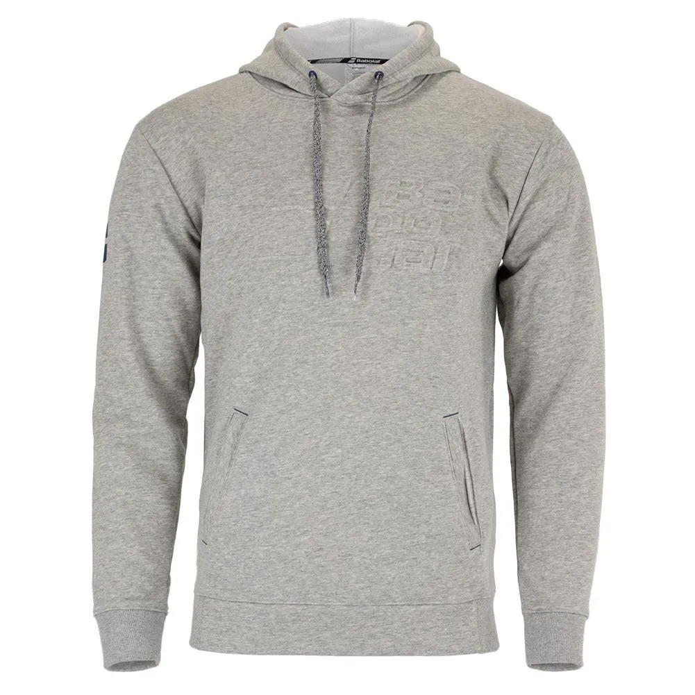 Men`s Exercise Hooded Tennis Sweater High Rise Heather