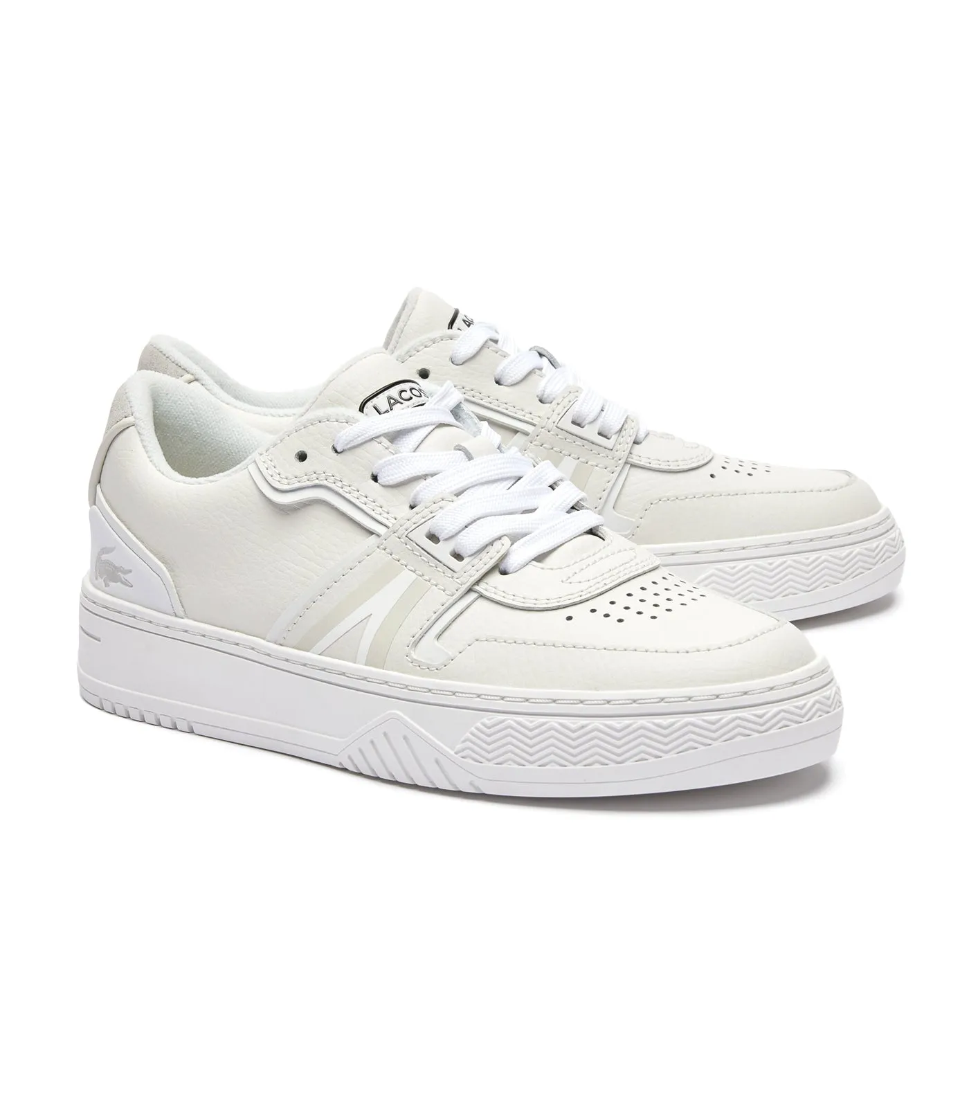 Men's L001 0321 1 Leather Sneakers White/Off White