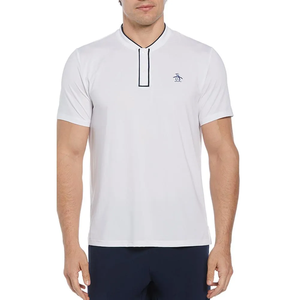 Men's Short Sleeve Performance 2 Button Tennis Polo