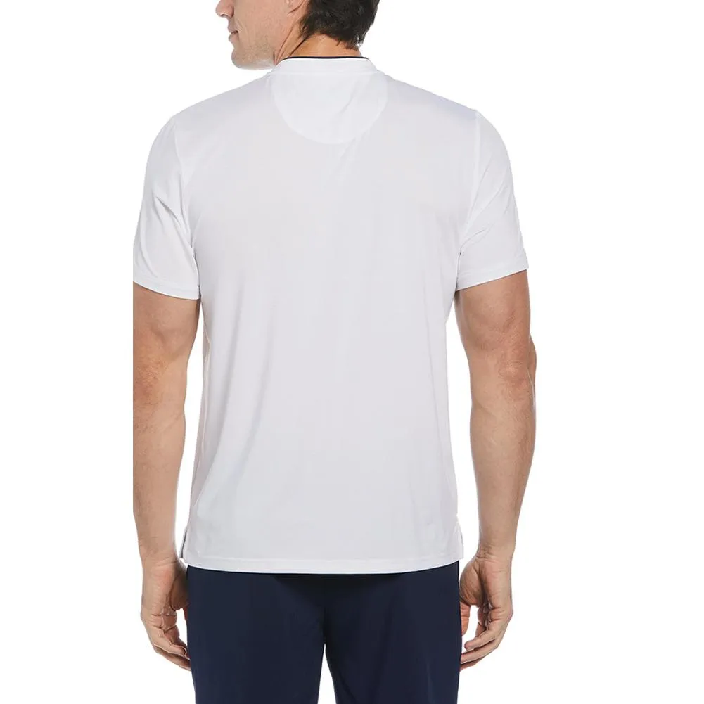 Men's Short Sleeve Performance 2 Button Tennis Polo