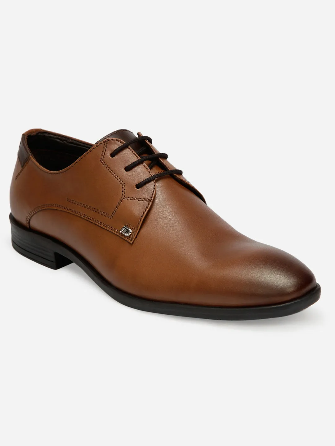 Men's Tan Regular Toe Lace Up Formal  (ID2113)