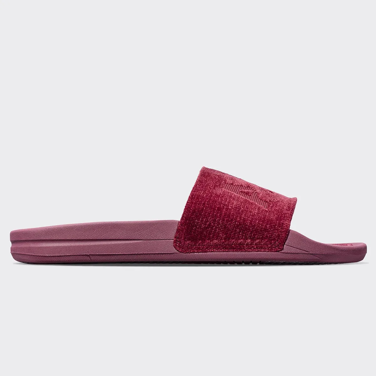 Men's TechLoom Velvet Slide Burgundy