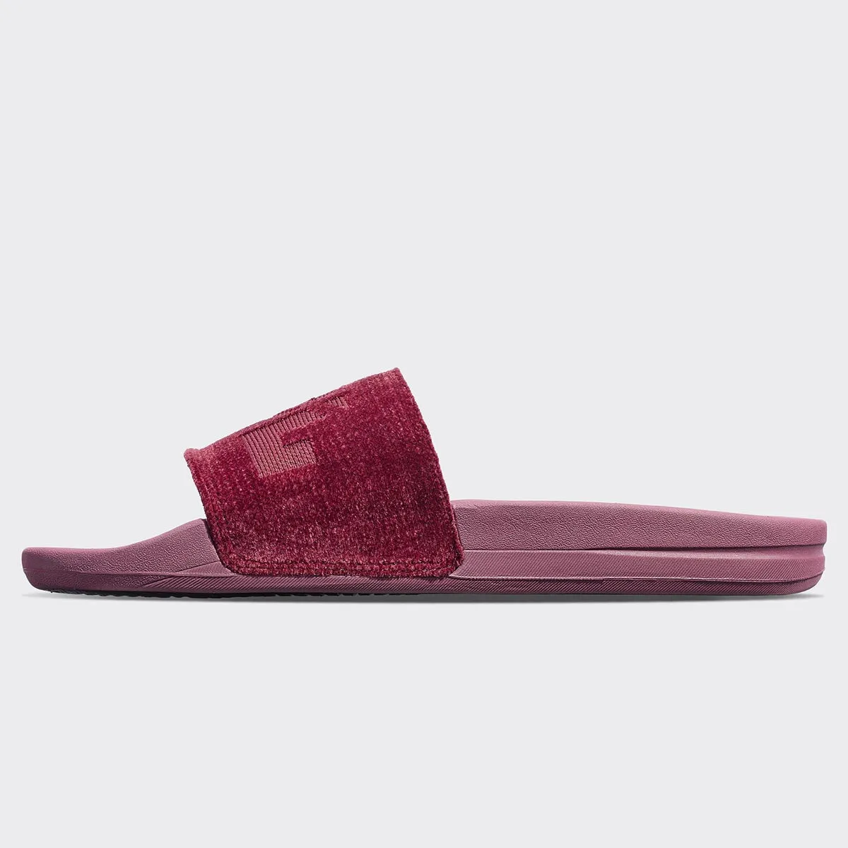 Men's TechLoom Velvet Slide Burgundy